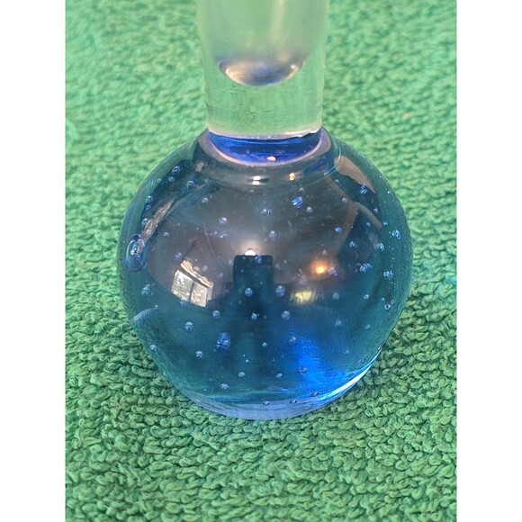 Milan Metelák - Harrachov glass - Controlled Bubble Bud Vase 6in. - Picture 5 of 7